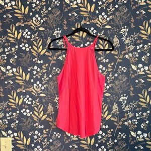 Lululemon RUN OFF ROUTE TANK HEARTTHROB Pink Top Size XS